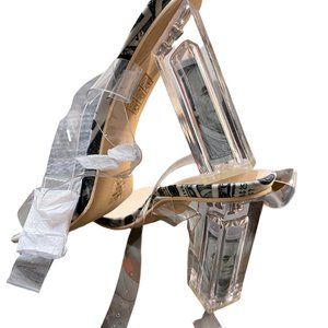 Arcrylic Money Heels Very Sexy